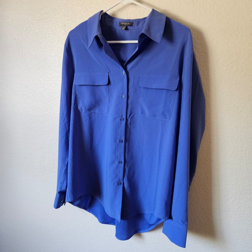 Madison Button Down Blouse Large - Picture 4 of 6